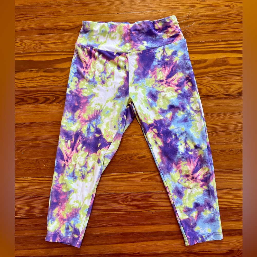 TIE DYE Capri Yoga Pants